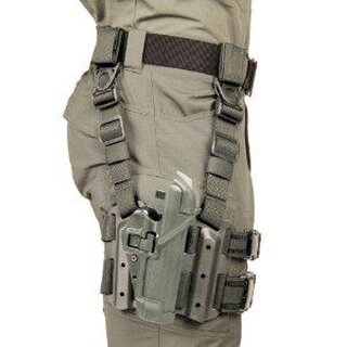 Taktischer Holster Blackhawk Tiefzieholster Level3 Serpa SIG 225 Olive