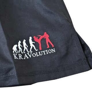 Kurze Hose fr das Krav Maga Training - Kravolution mit Stretcheinsatz L