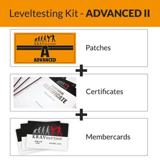 KRAVolution Basic Level Patch Advanced 2 Zertifikat Mitgliedsausweis