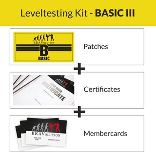 KRAVolution Basic Level Patch Basic 3 Certificate Membercard