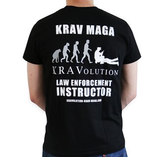 Kopie von KRAVolution Law Enforcement Instructor Shirt Schwarz XS