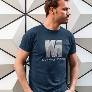 Krav Maga Institute- T-Shirt blau XS